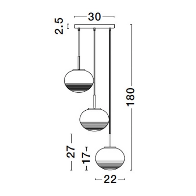 Lampa wisząca HAINA LE42646