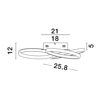 Plafon CROIX LE42656