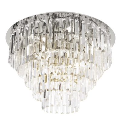 lafabryka.pl MONACO C0225 PLAFON SREBRNY Ø 80 CM MaxLight