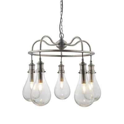 lafabryka.pl Lampa wisząca HADASSA 5LT PENDANT 93433 ENDON
