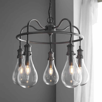lafabryka.pl Lampa wisząca HADASSA 5LT PENDANT 93433 ENDON