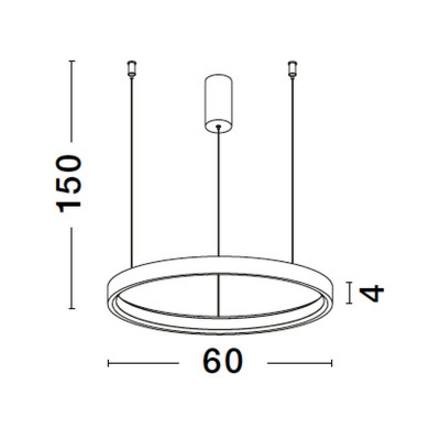 Lampa wisząca ZACAPU 60cm LE42790