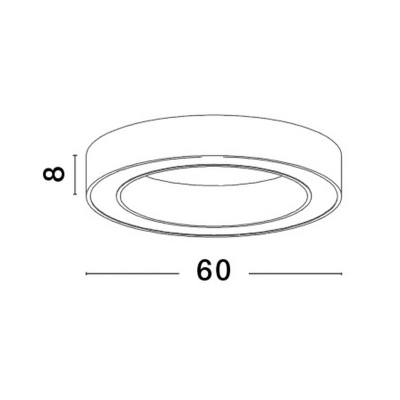 Plafon CLARO 60cm LE42684