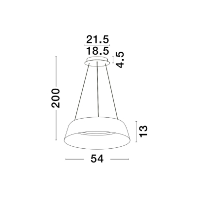 Lampa wisząca CANCUN 54cm LE42804