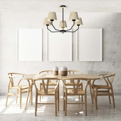 lafabryka.pl Lampa wisząca ETNA Black 5xE27 MLP7277 Milagro