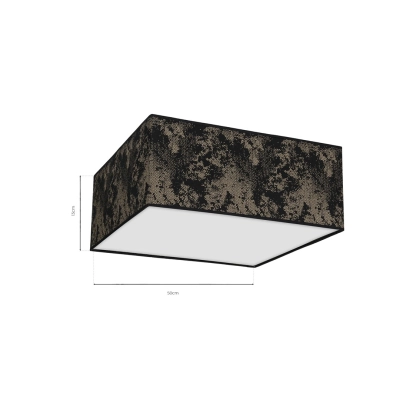 lafabryka.pl Lampa Sufitowa SATINO GOLD 3xE27 50cm MLP7315 Milagro