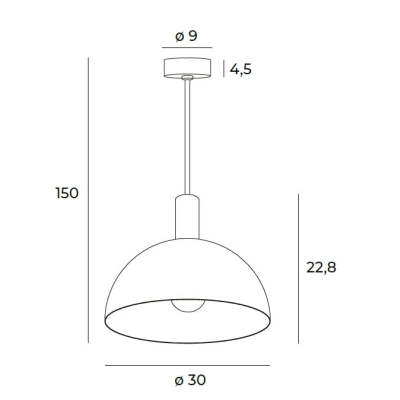 lampa wisząca Luisant P0473 MaxLight