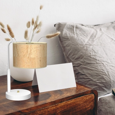 lafabryka.pl Lampa gabinetowa CORK White/Cork 1xE27 MLP7524 Milagro