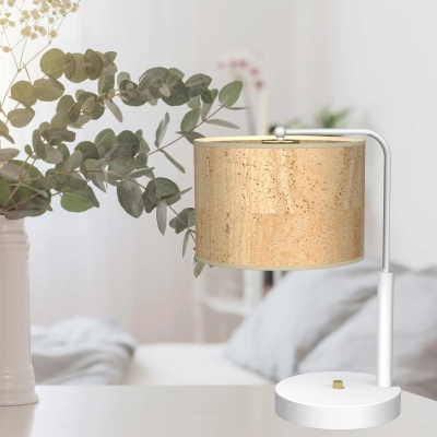 lafabryka.pl Lampa gabinetowa CORK White/Cork 1xE27 MLP7524 Milagro