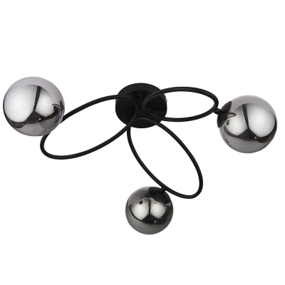 lafabryka.pl Plafon ELLIPSE 3LT SEMI FLUSH 95289 ENDON