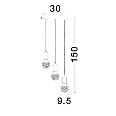 Lampa wisząca BANI LE42710