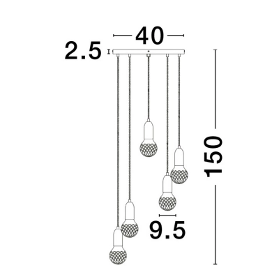 Lampa wisząca BANI LE42717