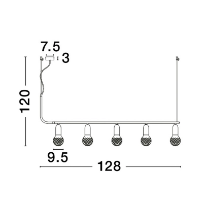 Lampa wisząca BANI LE42716
