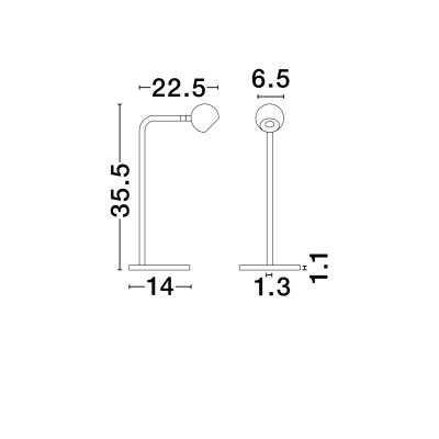 Lampa stołowa PUCARANI LE44682