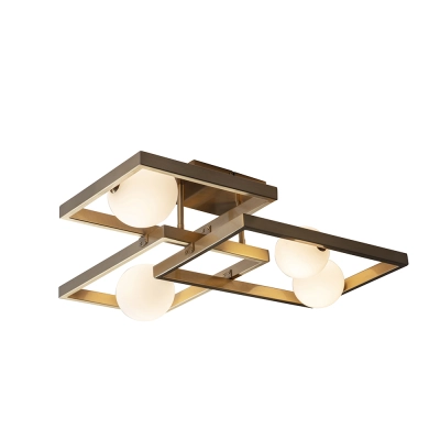 lafabryka.pl Lampa sufitowa MELEK 4LT SEMI FLUSH 95479 ENDON
