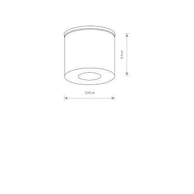Plafon HEXA GRAPHITE 9565 Nowodvorski IP44