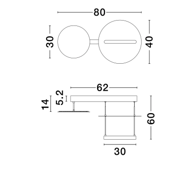Lampa wisząca TIRAQUE 9580678