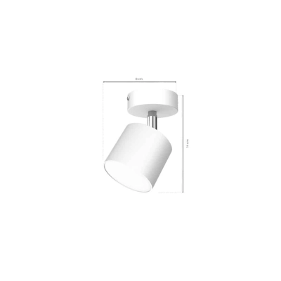 lafabryka.pl Kinkiet DIXIE WHITE 1xGX53 MLP7594 Milagro