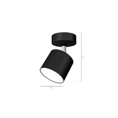 lafabryka.pl Kinkiet DIXIE BLACK 1xGX53 MLP7599 Milagro