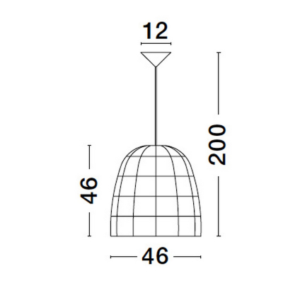 Lampa wisząca MARLO 9586504 Nova Luce