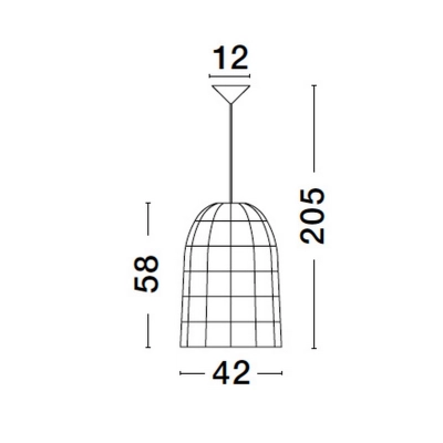 Lampa wisząca PARANA LE42952