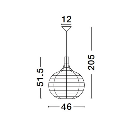 Lampa wisząca PARANA LE42951