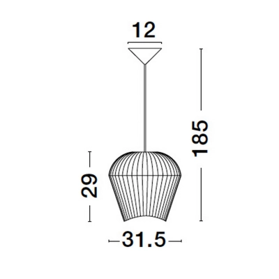 Lampa wisząca GUAYMAS LE42929
