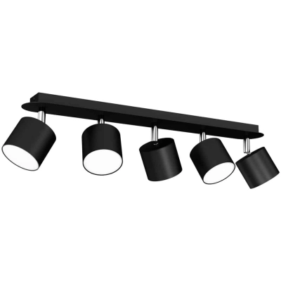 lafabryka.pl Lampa sufitowa DIXIE BLACK 5xGX53 MLP7603 Milagro
