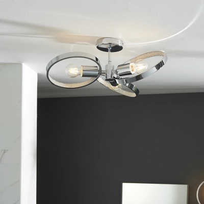 lafabryka.pl Plafon MEROLA 3LT SEMI FLUSH 96001 ENDON