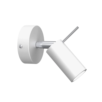 lafabryka.pl Kinkiet PRESTON WHITE/CHROME 1x mini GU10 MLP7614 Milagro