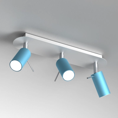 lafabryka.pl Lampa sufitowa PRESTON BLUE/WHITE 3x mini GU10 MLP7624 Milagro