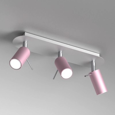 lafabryka.pl Lampa sufitowa PRESTON PINK/WHITE 3x mini GU10 MLP7628 Milagro
