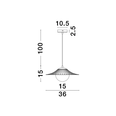 Lampa wisząca NAVOJOA LE42931