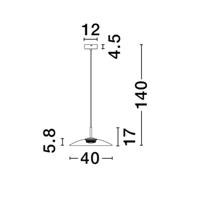 Lampa wisząca PECA LE44273