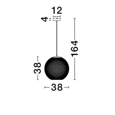 Lampa wisząca RITA LE44252
