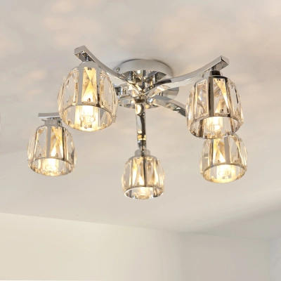 Plafon Ria 5lt semi flush 96454 ENDON