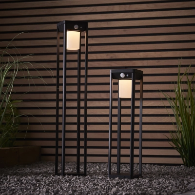 lafabryka.pl Lampa stojąca HALLAM BOLLARD PHOTOCELL & PIR 96930 ENDON
