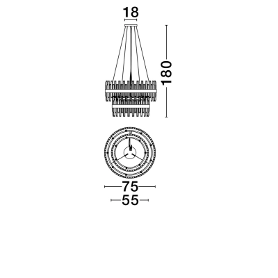 Lampa wisząca CHOLULA LE44722