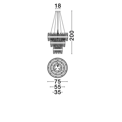 Lampa wisząca CHOLULA LE44723