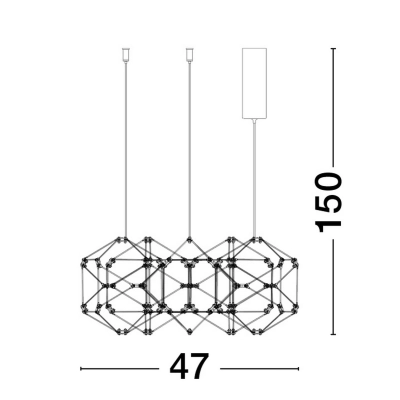 Lampa wisząca ASIS LE42727