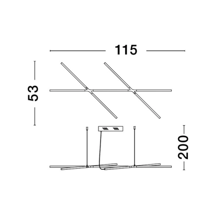 Lampa wisząca BELL LE42728