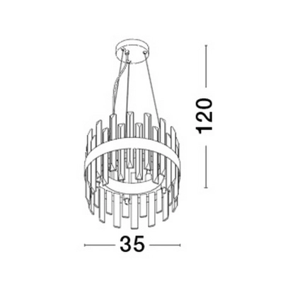 Lampa wisząca CHOLULA LE42907