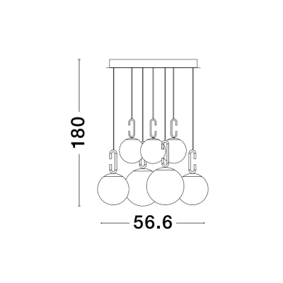 Lampa wisząca YARA LE42757