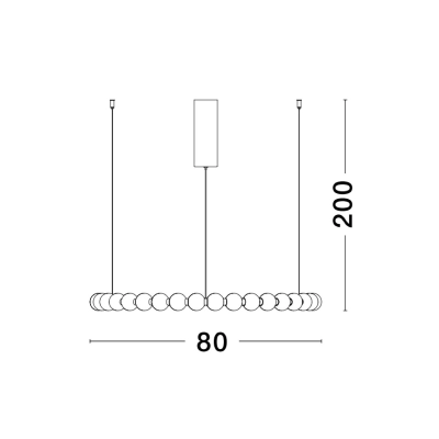 Lampa wisząca MOCA LE42749