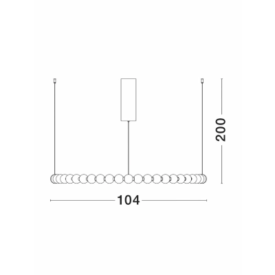 Lampa wisząca MOCA LE42750