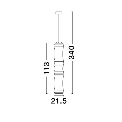 Lampa wisząca ABANCAY LE44593