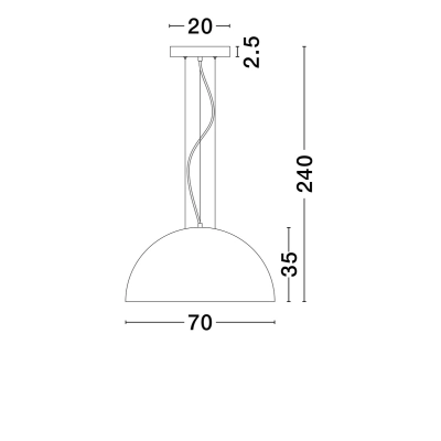 Lampa wisząca JULIACA LE44857