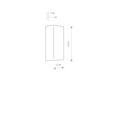 Kinkiet  BERGEN WHITE 9706 Nowodvorski