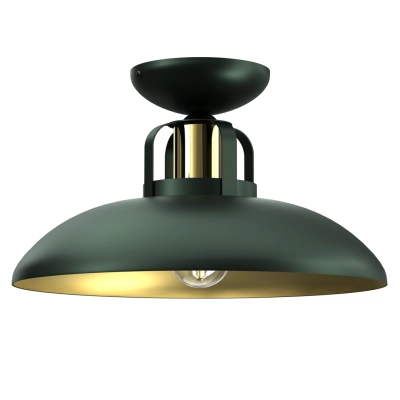 lafabryka.pl Lampa sufitowa FELIX GREEN/GOLD 1xE27 MLP7708 MILAGRO