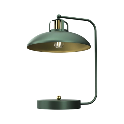 lafabryka.pl Lampka biurkowa FELIX GREEN/GOLD 1xE27 MLP7711 MILAGRO